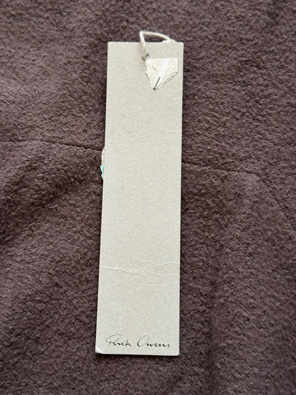 FW11 Rick Owens Wool Lined Dark Dust Mollino Leather Jacket