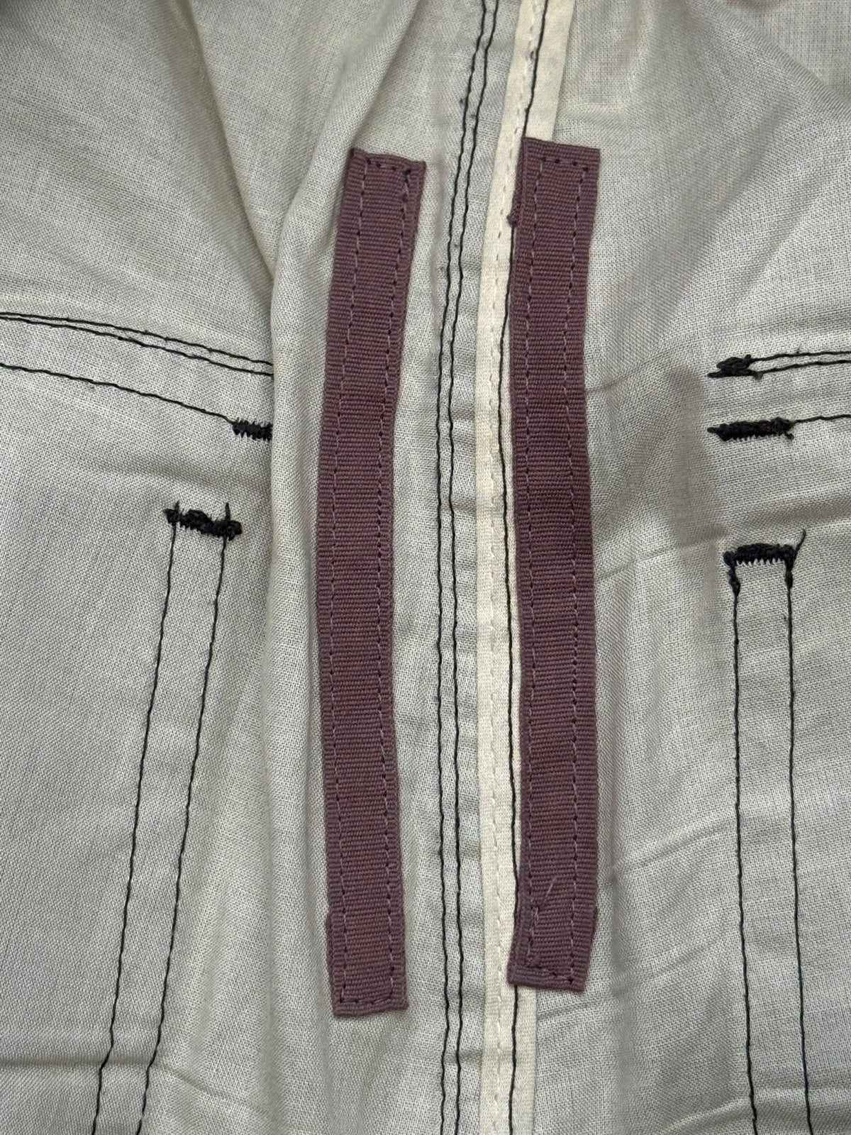 SS17 Rick Owens DRKSHDW Painted Waxed Creatch Cargo Pants