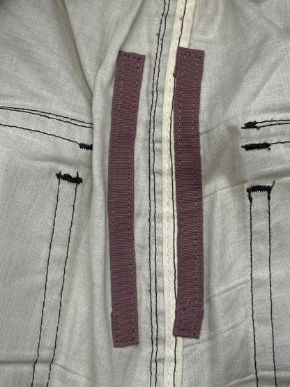 SS17 Rick Owens DRKSHDW Painted Waxed Creatch Cargo Pants