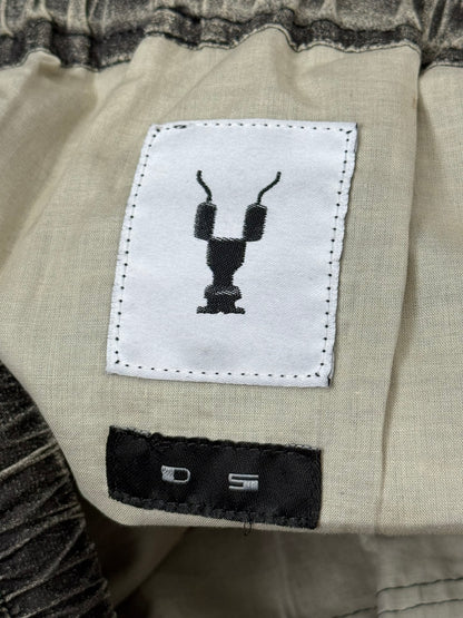 SS17 Rick Owens DRKSHDW Painted Waxed Creatch Cargo Pants