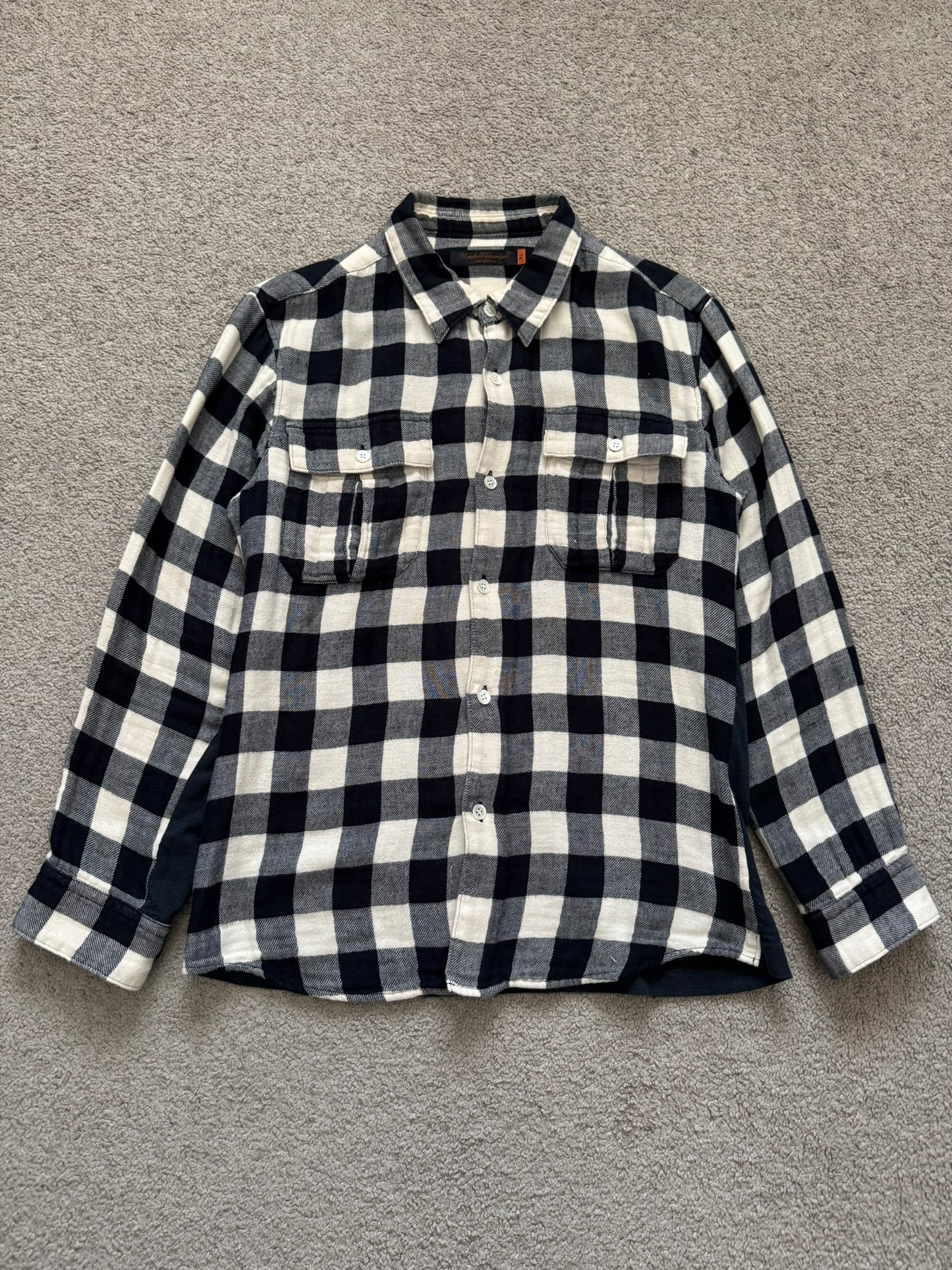 SS06 Undercover Tale of Zamiang Hybrid Flannel Shirt