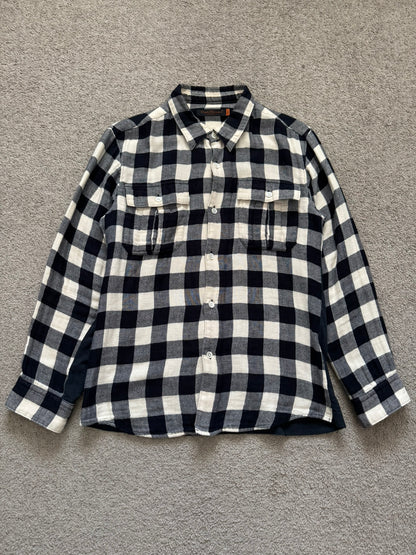 SS06 Undercover Tale of Zamiang Hybrid Flannel Shirt