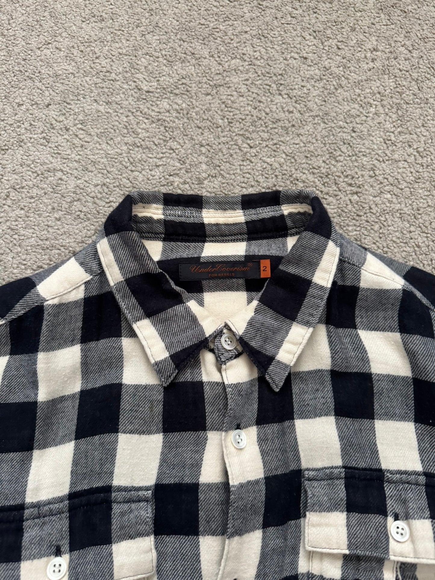 SS06 Undercover Tale of Zamiang Hybrid Flannel Shirt