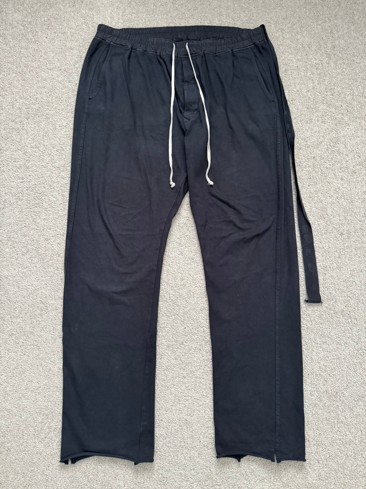 FW22 Rick Owens DRKSHDW "Strobe" Black Berlin Sweatpants