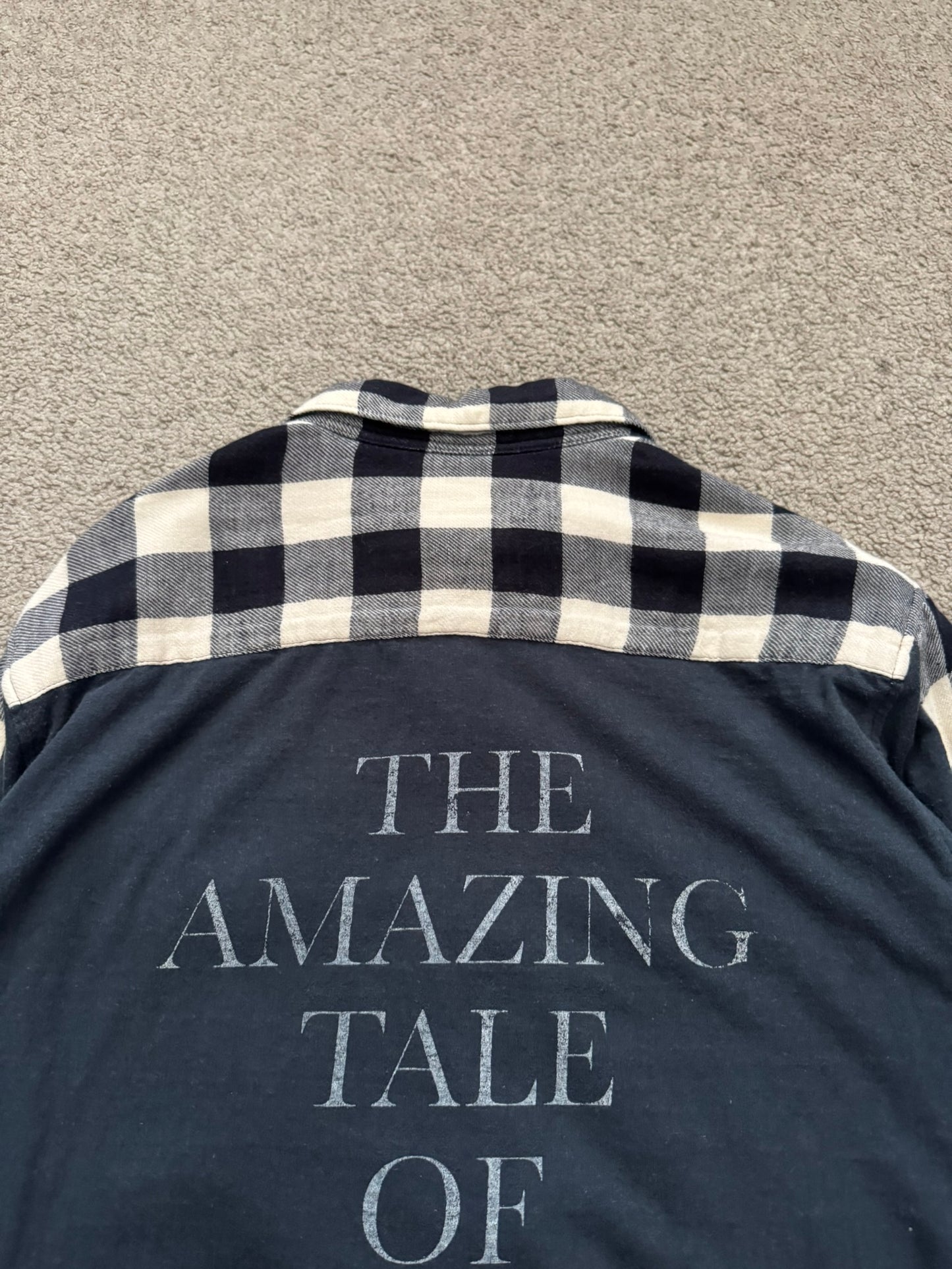 SS06 Undercover Tale of Zamiang Hybrid Flannel Shirt