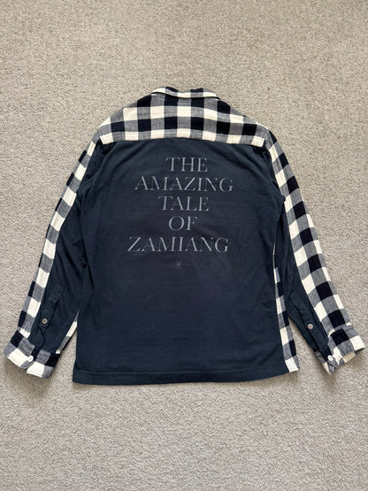 SS06 Undercover Tale of Zamiang Hybrid Flannel Shirt