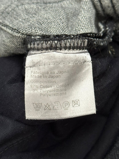 AW06 Dior Homme by Hedi Slimane MIJ Black Glitter Denim Jeans