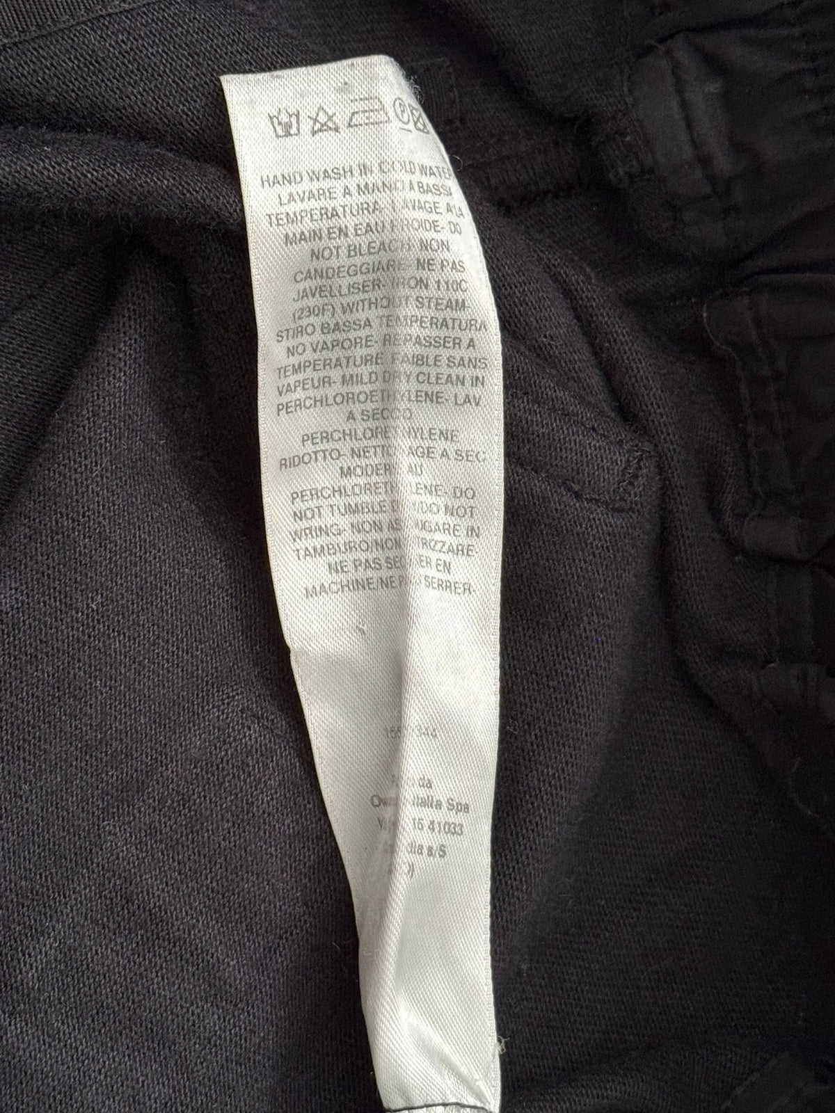 FW22 Rick Owens DRKSHDW "Strobe" Black Berlin Sweatpants