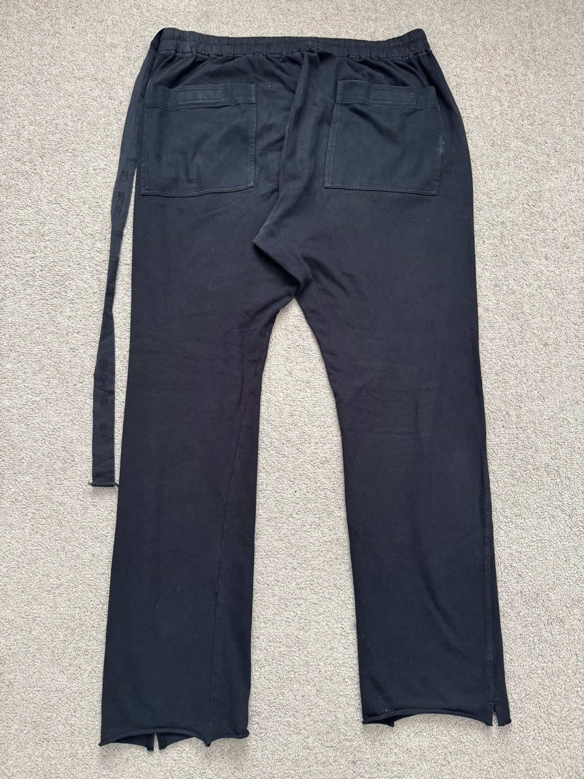 FW22 Rick Owens DRKSHDW "Strobe" Black Berlin Sweatpants