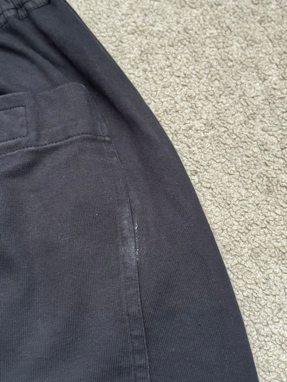 FW22 Rick Owens DRKSHDW "Strobe" Black Berlin Sweatpants