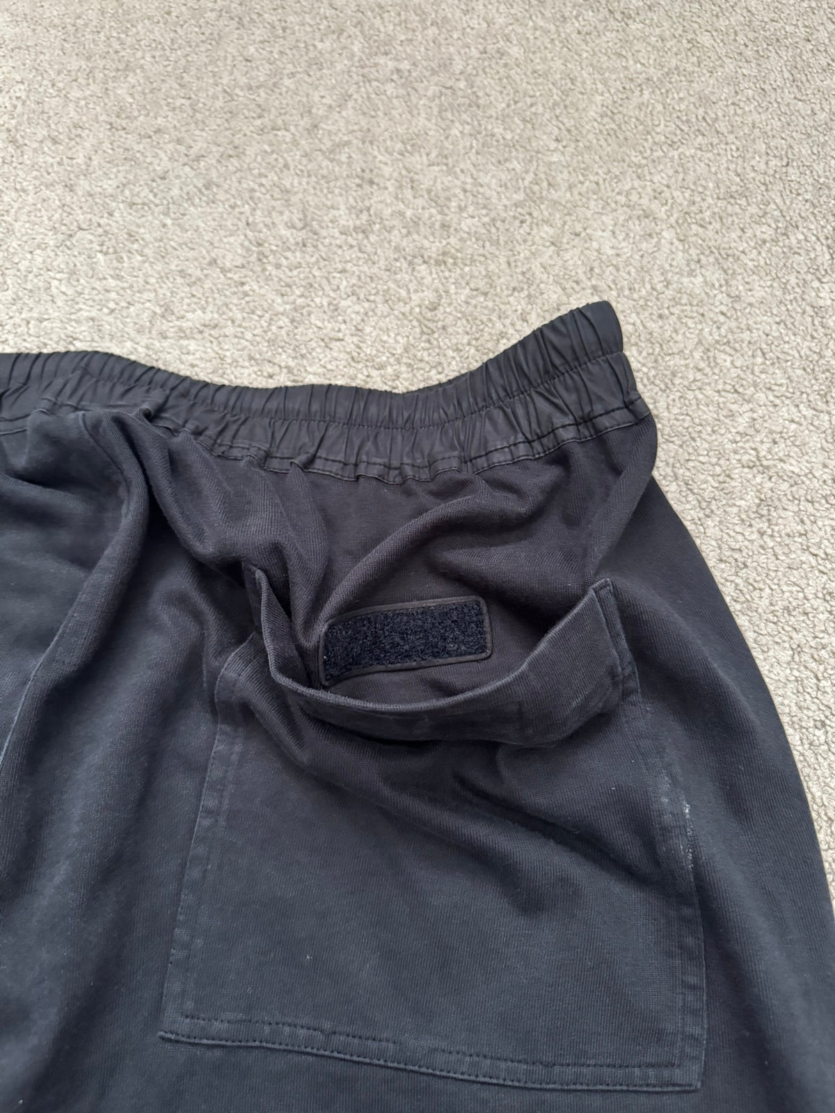 FW22 Rick Owens DRKSHDW "Strobe" Black Berlin Sweatpants