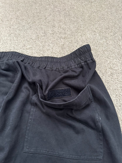 FW22 Rick Owens DRKSHDW "Strobe" Black Berlin Sweatpants