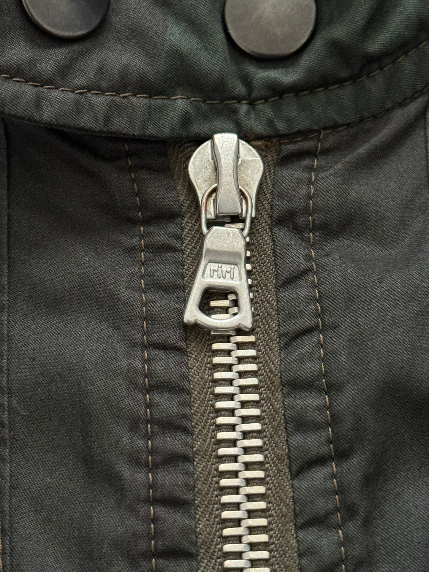 Dries Van Noten Camo Zipper Cargo Biker Jacket