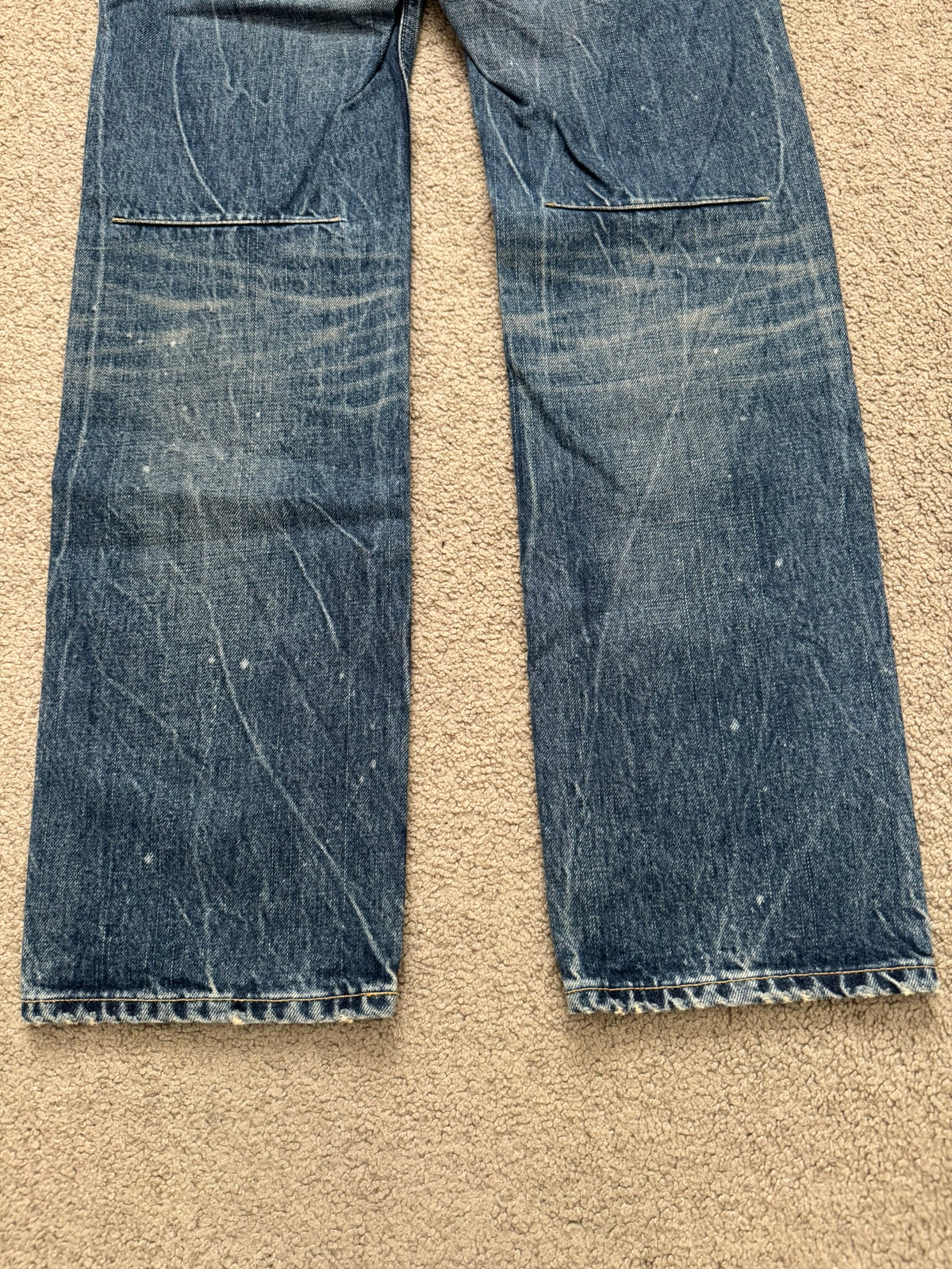 AW09 Number (N)ine Paint Cargo Bush Crying Heart Denim Jeans