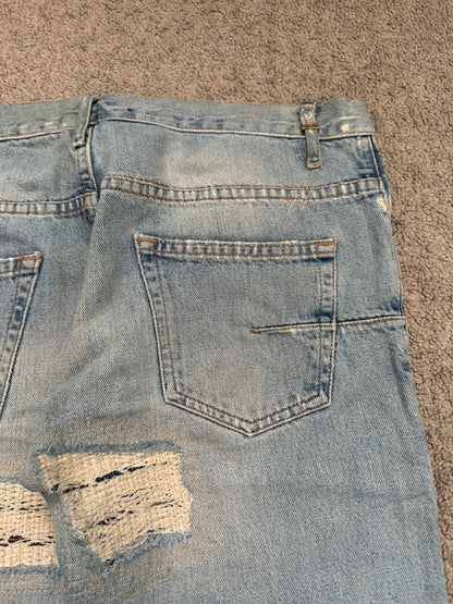 SS06 Dior Homme by Hedi Slimane Crash Distressed Denim Jeans