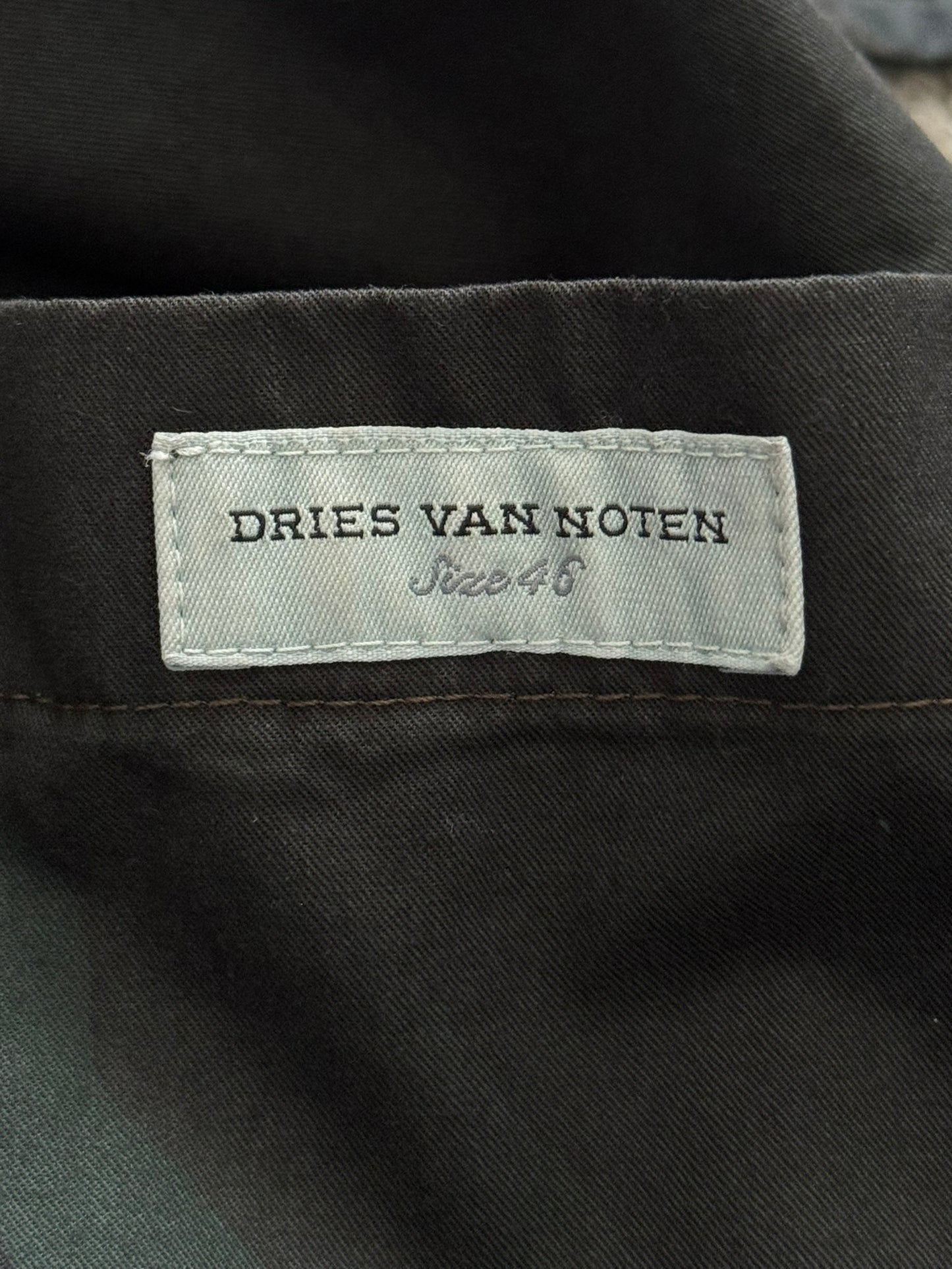 Dries Van Noten Camo Zipper Cargo Biker Jacket