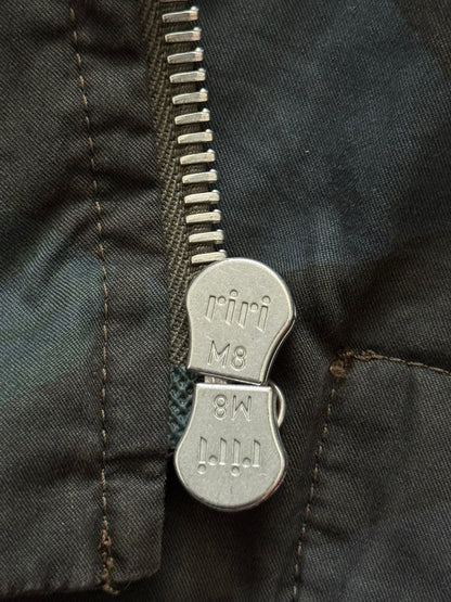 Dries Van Noten Camo Zipper Cargo Biker Jacket