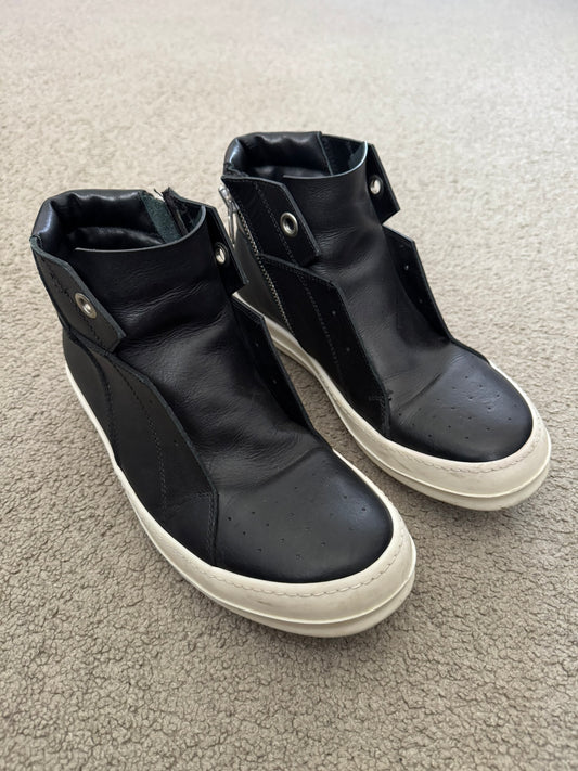 SS16 Rick Owens Mainline Leather Island Dunk Sneaker