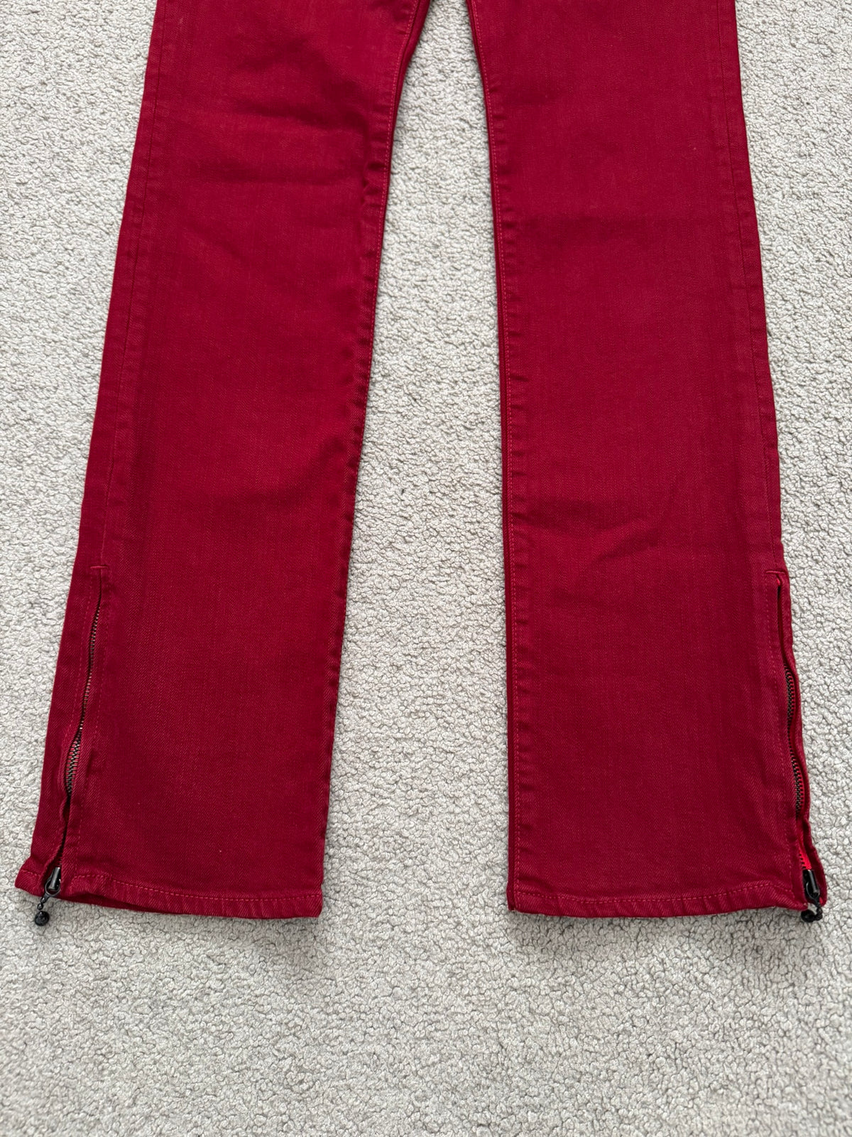 SS05 Number (N)ine "Nightcrawler" Belted Zipper Denim Jeans