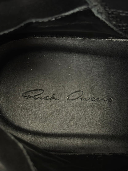 SS16 Rick Owens Mainline Leather Island Dunk Sneaker