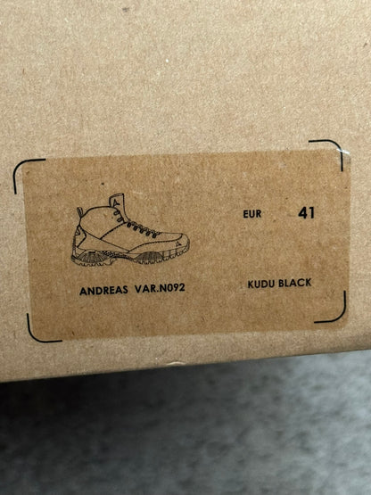 ROA Paint Splatter Andreas Leather Lace Up Hiking Boots