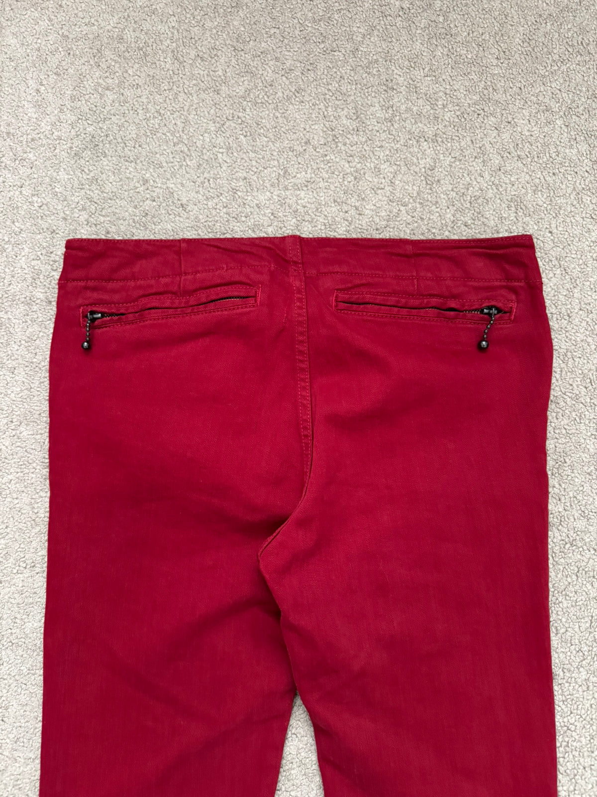 SS05 Number (N)ine "Nightcrawler" Belted Zipper Denim Jeans