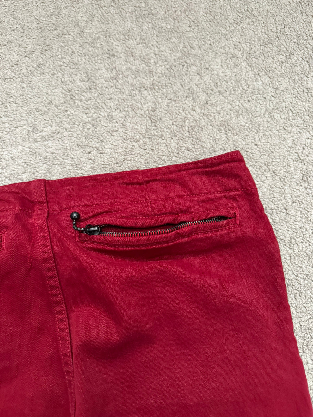 SS05 Number (N)ine "Nightcrawler" Belted Zipper Denim Jeans