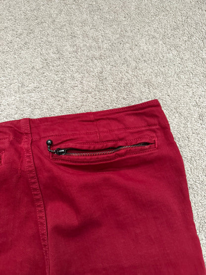 SS05 Number (N)ine "Nightcrawler" Belted Zipper Denim Jeans