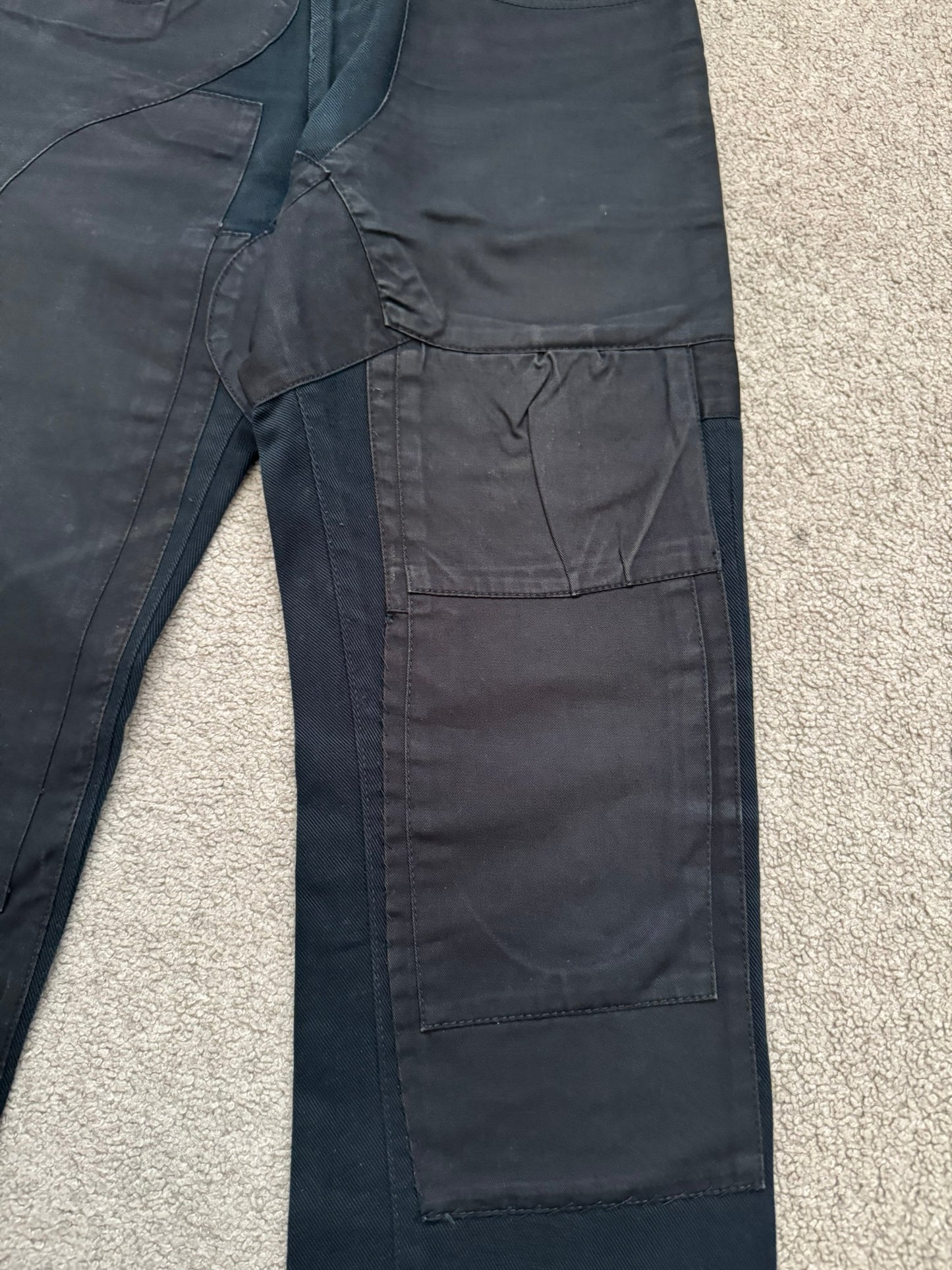 AW07 Dior Homme by Hedi Slimane "Navigate" Patchwork Denim Jeans