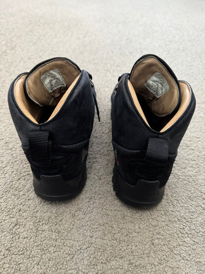 ROA Paint Splatter Andreas Leather Lace Up Hiking Boots