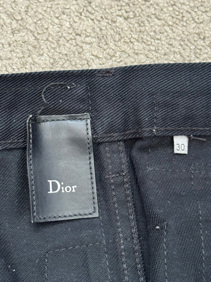 AW07 Dior Homme by Hedi Slimane "Navigate" Patchwork Denim Jeans
