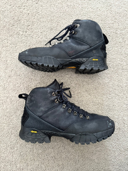 ROA Paint Splatter Andreas Leather Lace Up Hiking Boots