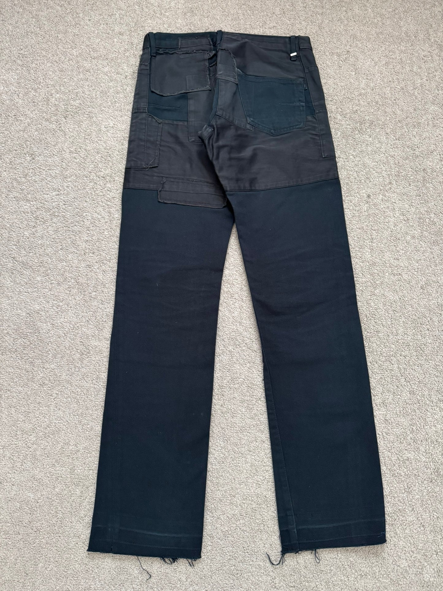 AW07 Dior Homme by Hedi Slimane "Navigate" Patchwork Denim Jeans