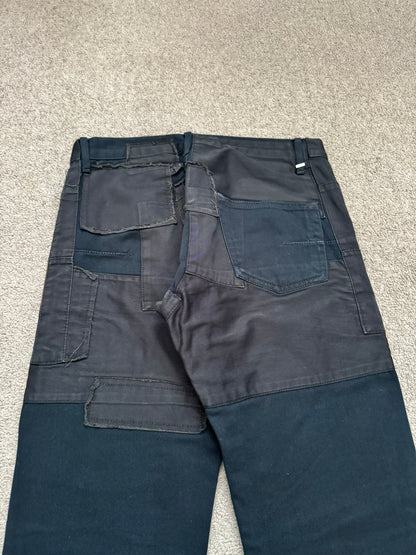 AW07 Dior Homme by Hedi Slimane "Navigate" Patchwork Denim Jeans