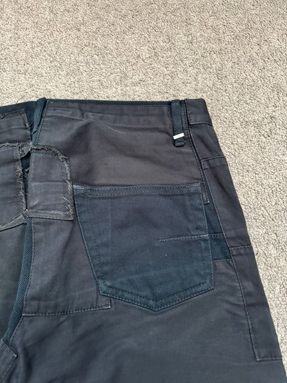 AW07 Dior Homme by Hedi Slimane "Navigate" Patchwork Denim Jeans