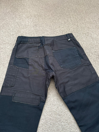 AW07 Dior Homme by Hedi Slimane "Navigate" Patchwork Denim Jeans