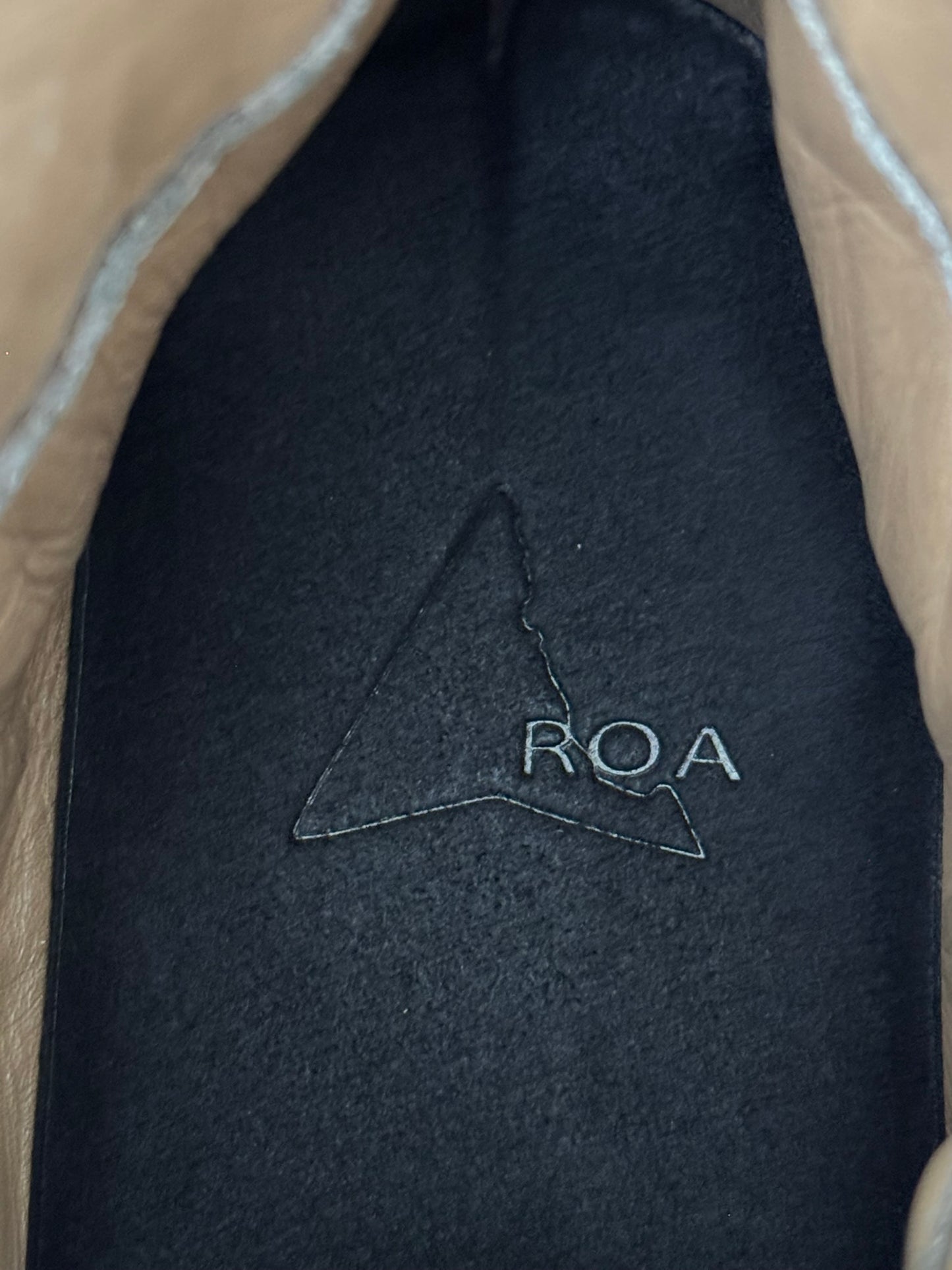 ROA Paint Splatter Andreas Leather Lace Up Hiking Boots