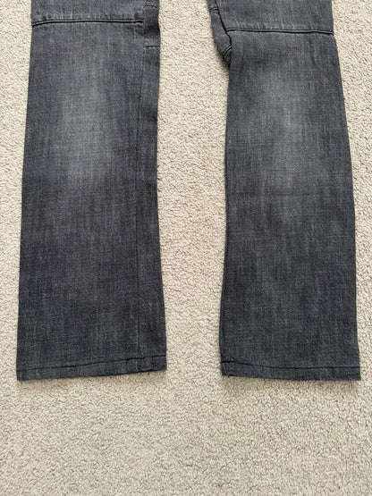 FW11 Balmain by Christophe Decarnin 4 Zip Biker Denim Jeans