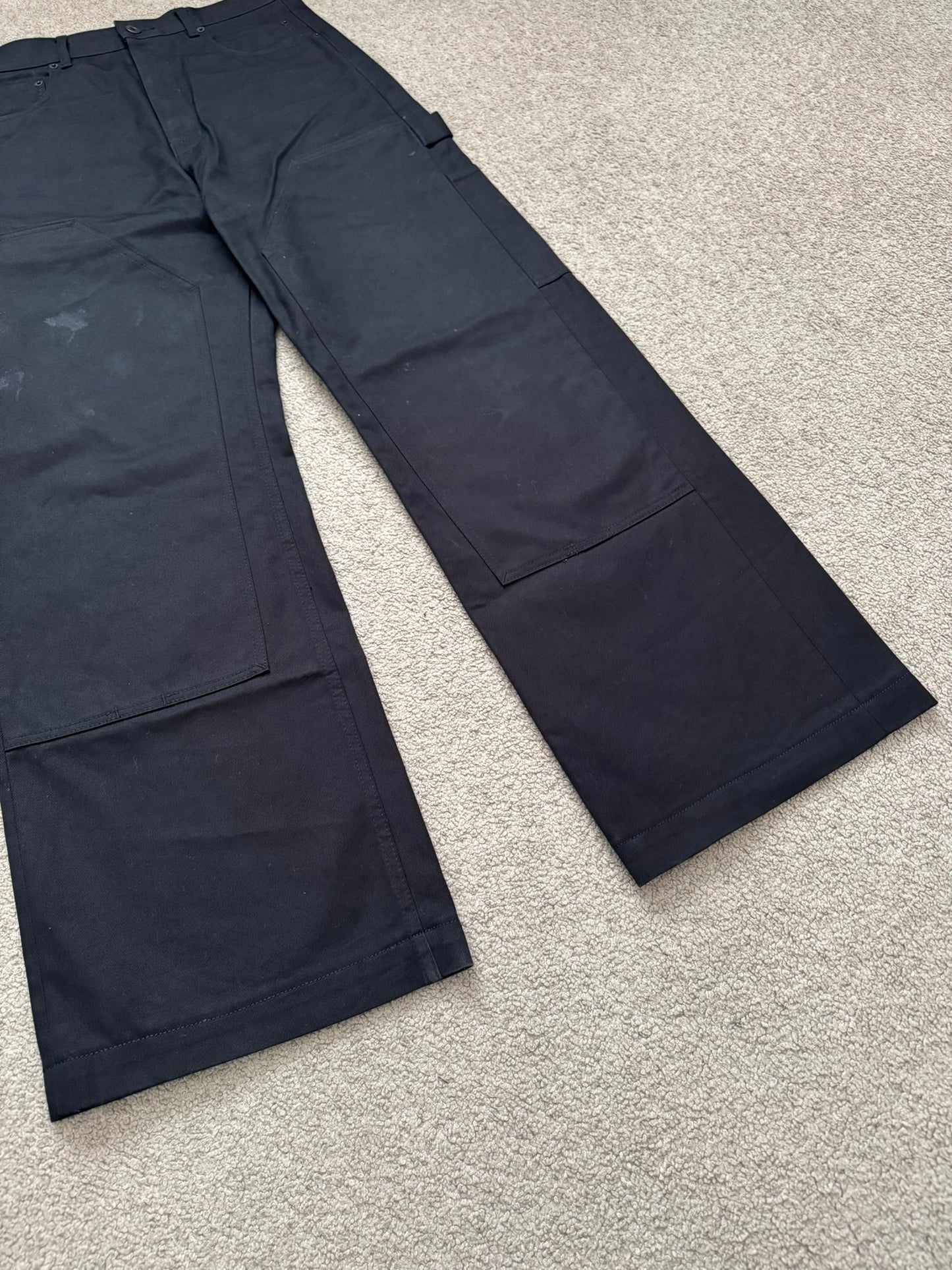 FW24 Rick Owens DRKSHDW MIJ Double Knee Geth Cut Denim Jeans