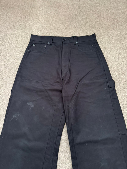 FW24 Rick Owens DRKSHDW MIJ Double Knee Geth Cut Denim Jeans