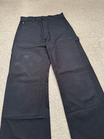 FW24 Rick Owens DRKSHDW MIJ Double Knee Geth Cut Denim Jeans