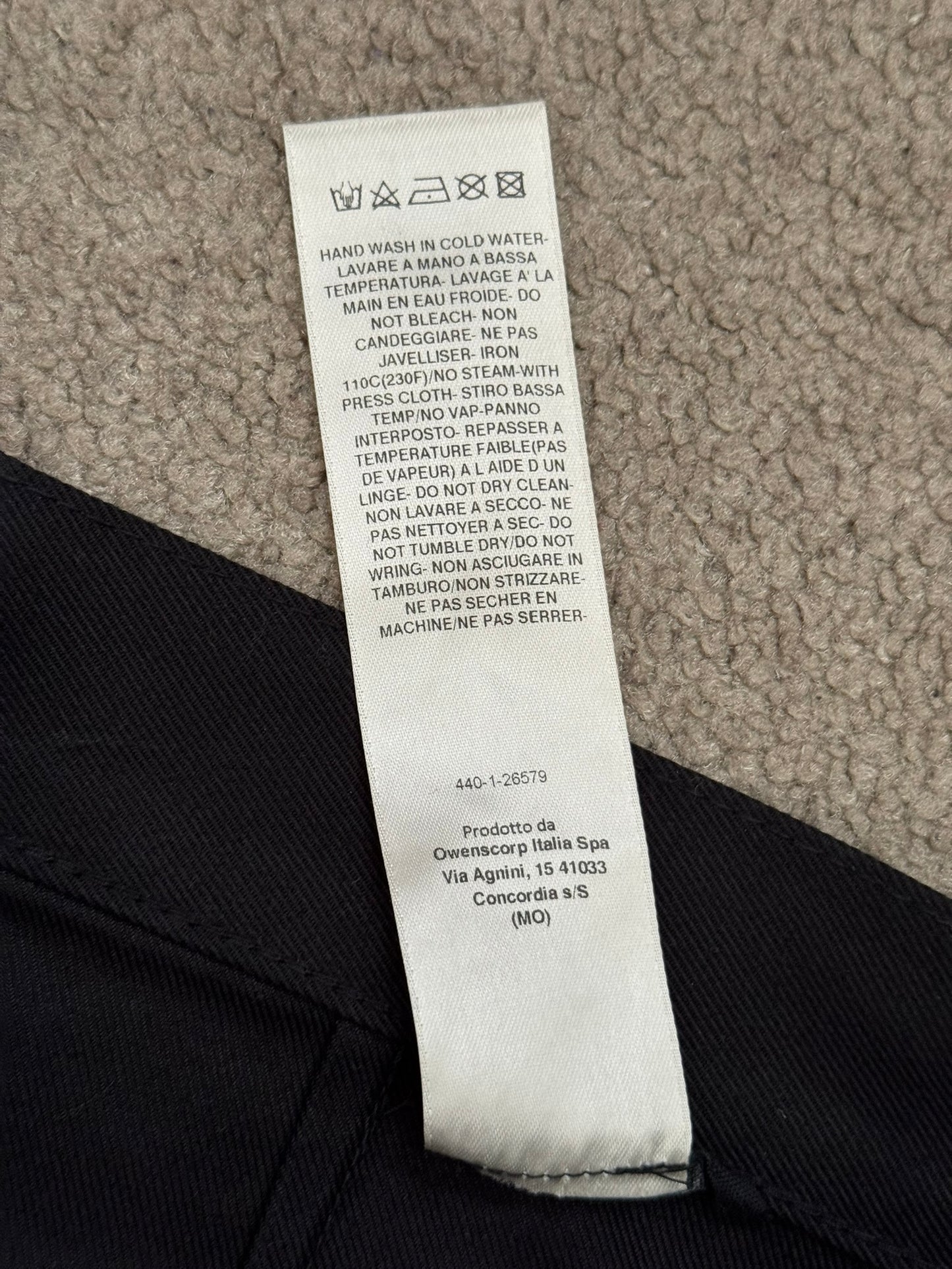 FW24 Rick Owens DRKSHDW MIJ Double Knee Geth Cut Denim Jeans