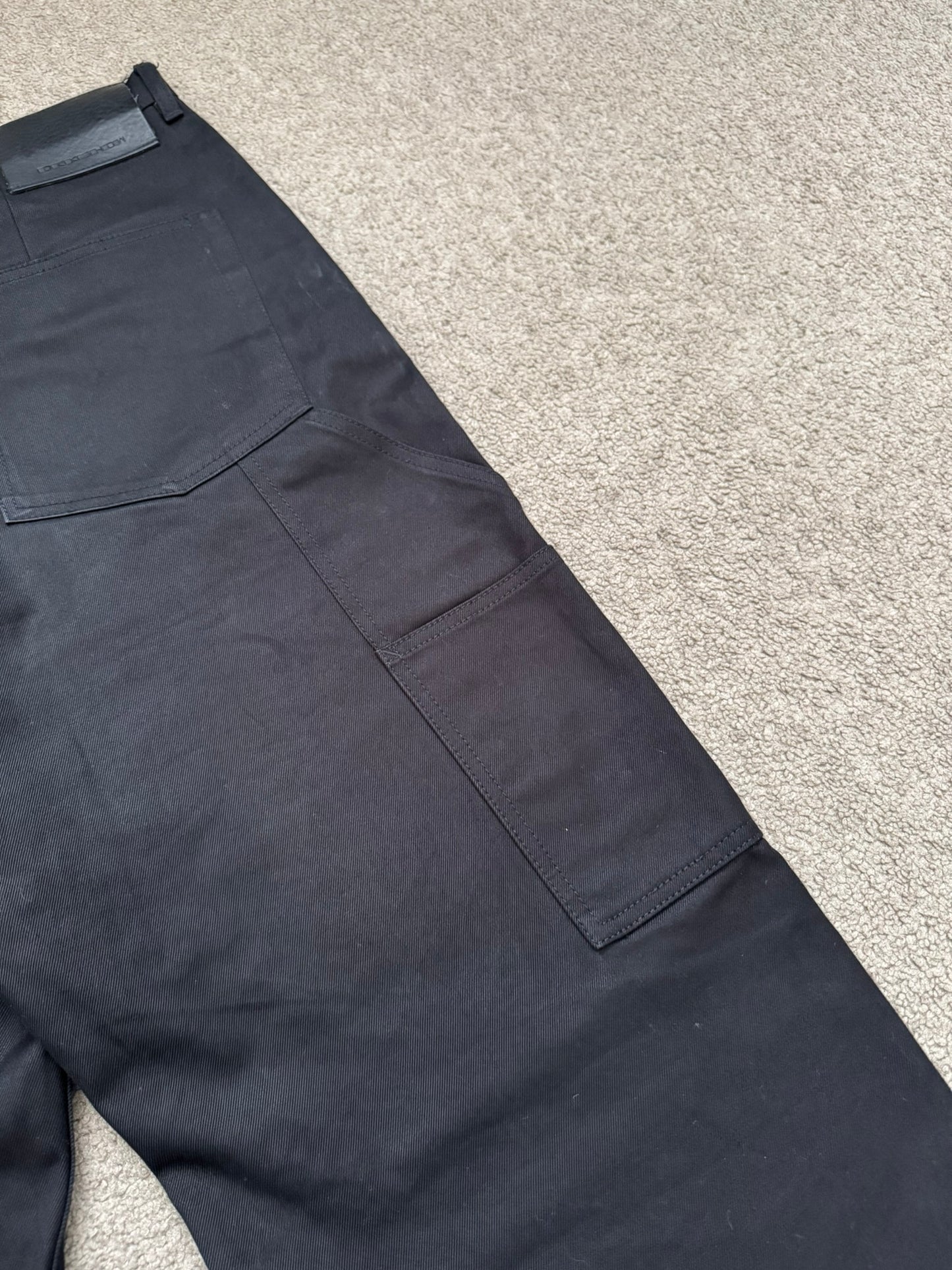 FW24 Rick Owens DRKSHDW MIJ Double Knee Geth Cut Denim Jeans