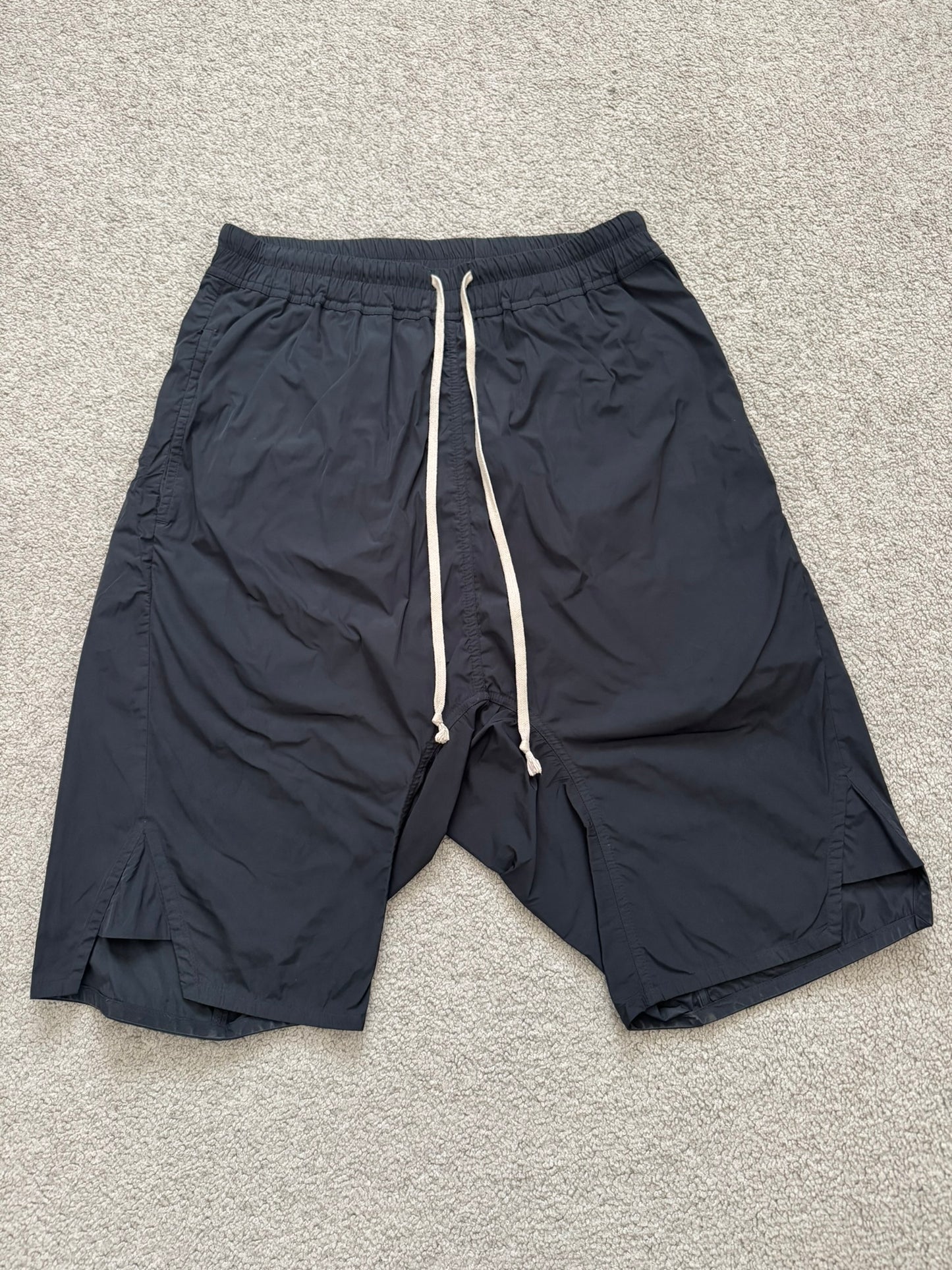SS17 Rick Owens Mainline "Walrus" Nylon Basket Swinger Shorts