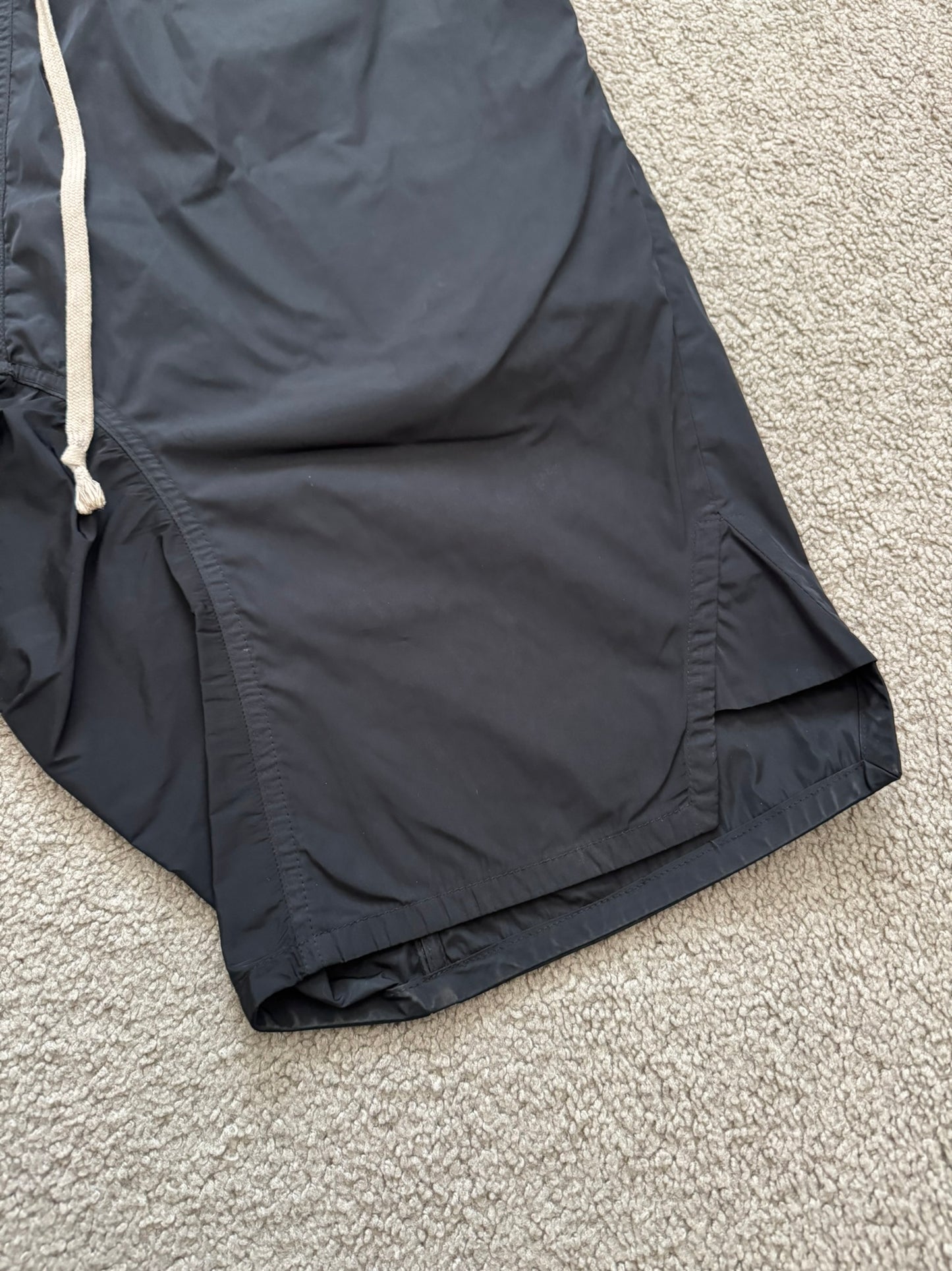 SS17 Rick Owens Mainline "Walrus" Nylon Basket Swinger Shorts