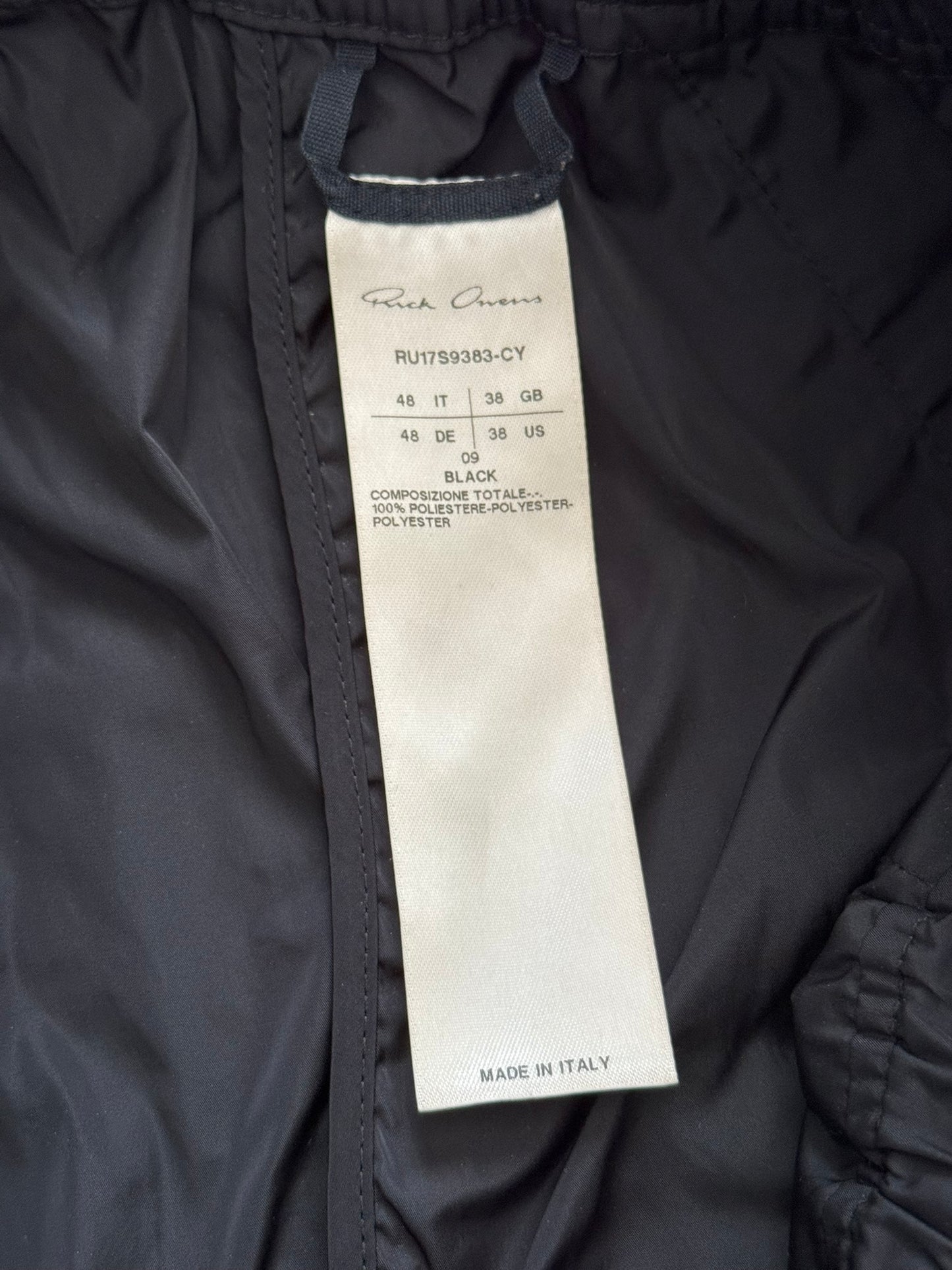 SS17 Rick Owens Mainline "Walrus" Nylon Basket Swinger Shorts
