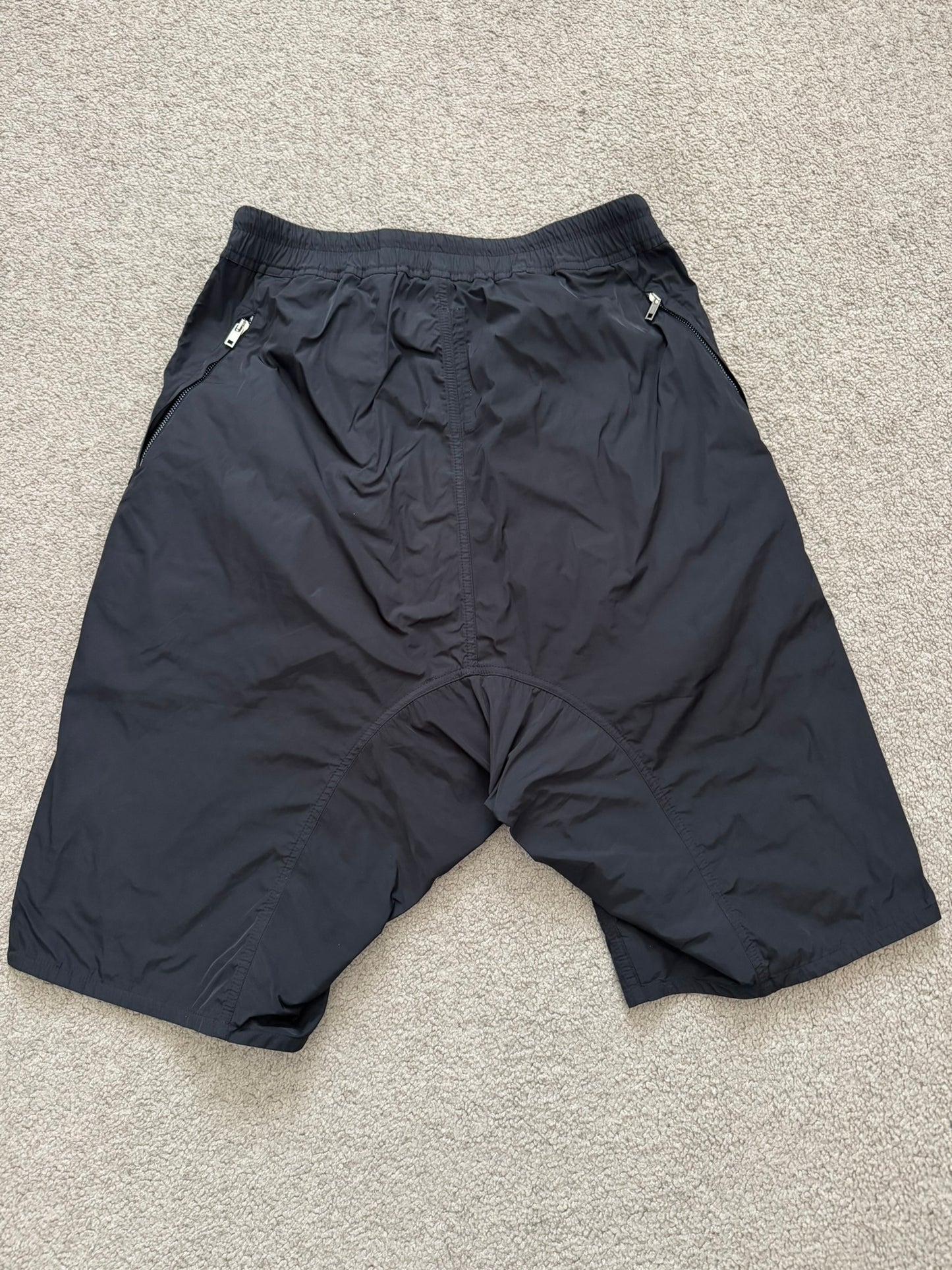 SS17 Rick Owens Mainline "Walrus" Nylon Basket Swinger Shorts