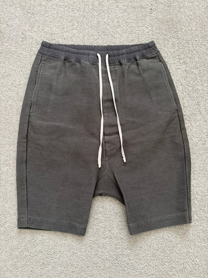 FW15 Rick Owens Runway "Sphinx" Dark Dust Woven Pods Shorts