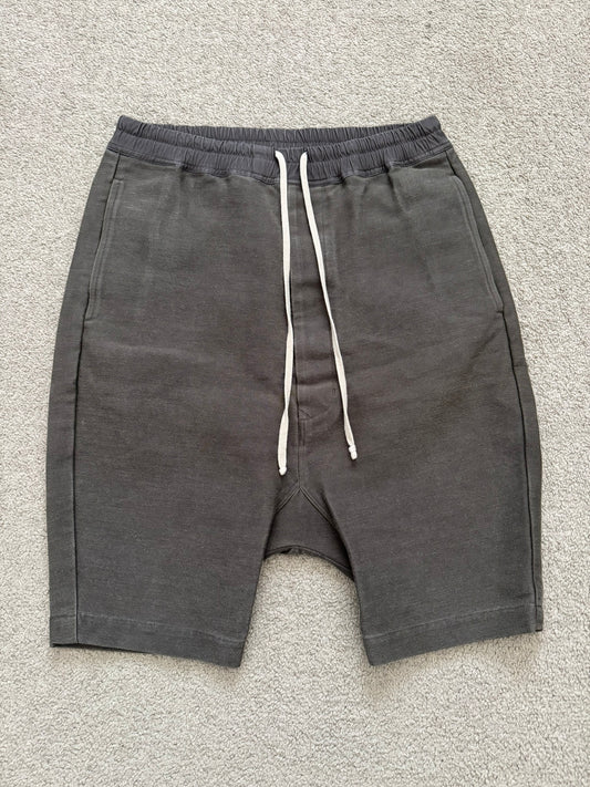 FW15 Rick Owens Runway "Sphinx" Dark Dust Woven Pods Shorts