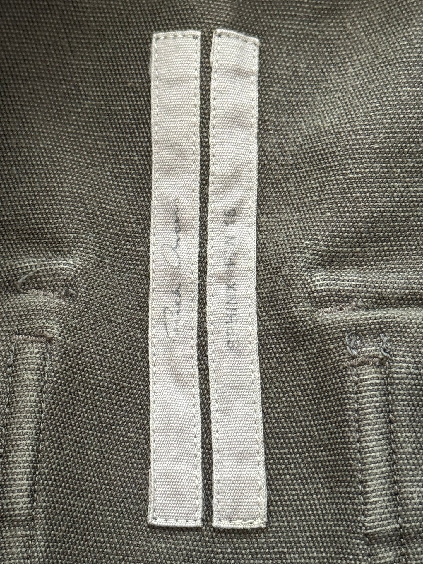 FW15 Rick Owens Runway "Sphinx" Dark Dust Woven Pods Shorts